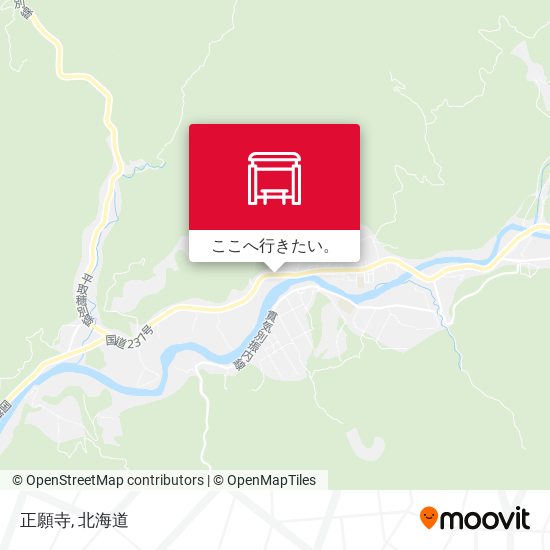 正願寺地図