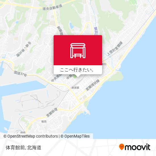 体育館前地図