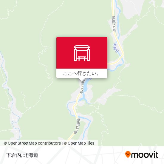下岩内地図