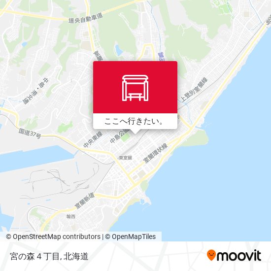 宮の森４丁目地図