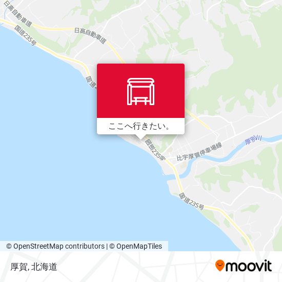 厚賀地図