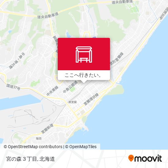 宮の森３丁目地図
