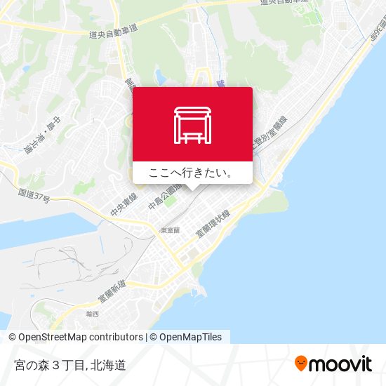宮の森３丁目地図