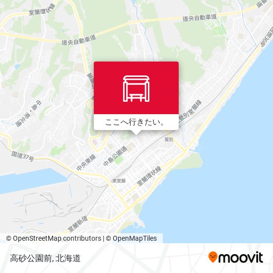 高砂公園前地図