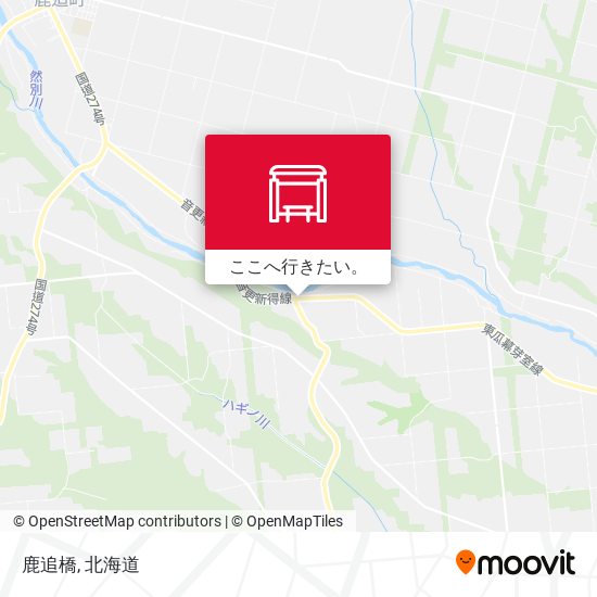 鹿追橋地図