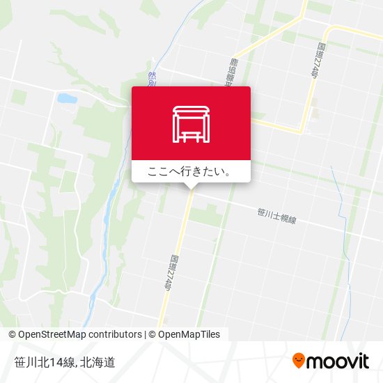笹川北14線地図