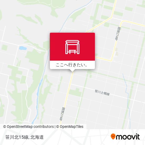 笹川北15線地図
