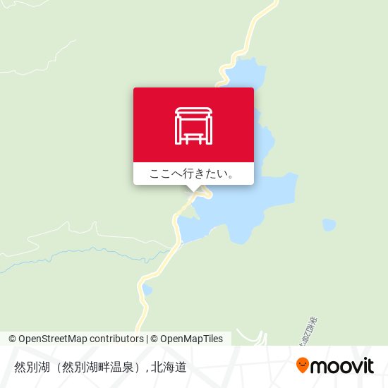 然別湖（然別湖畔温泉）地図