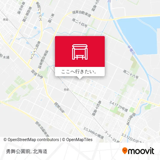 勇舞公園前地図