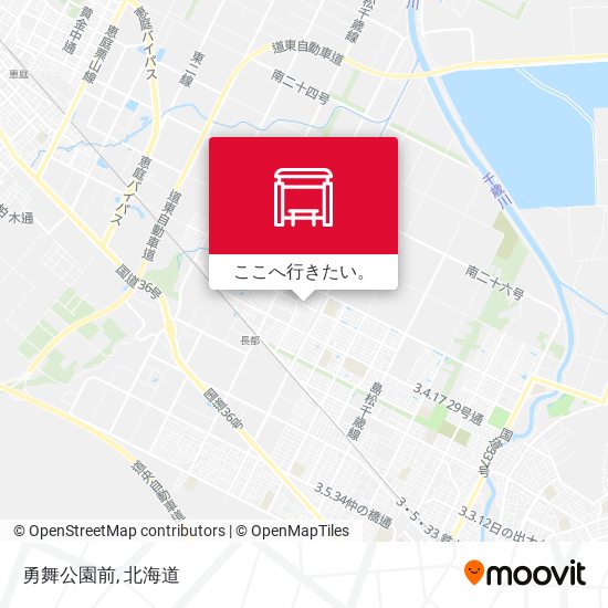 勇舞公園前地図