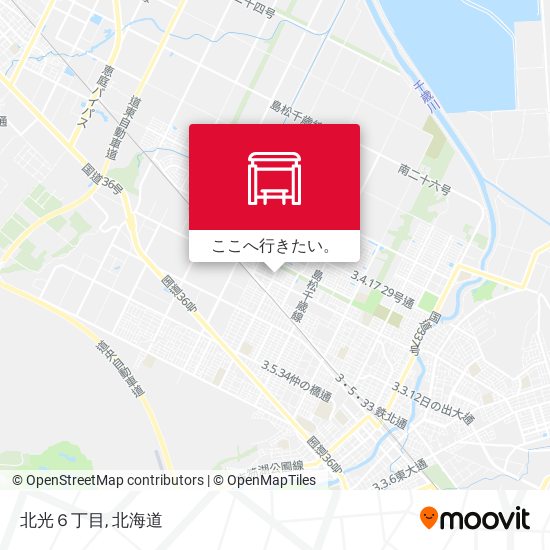 北光６丁目地図