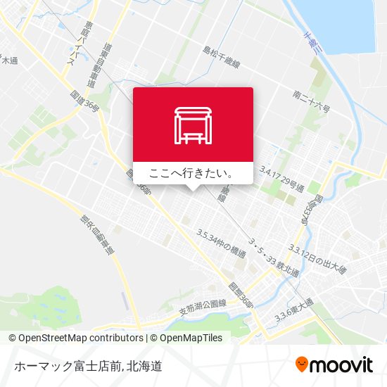 ホーマック富士店前地図