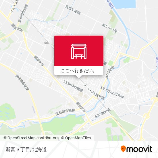 新富３丁目地図