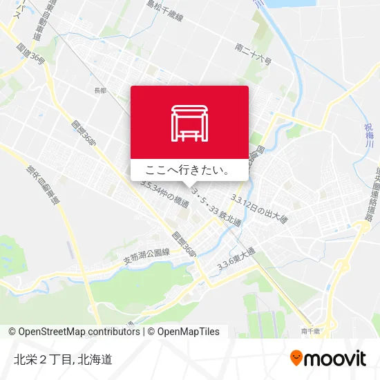 北栄２丁目地図