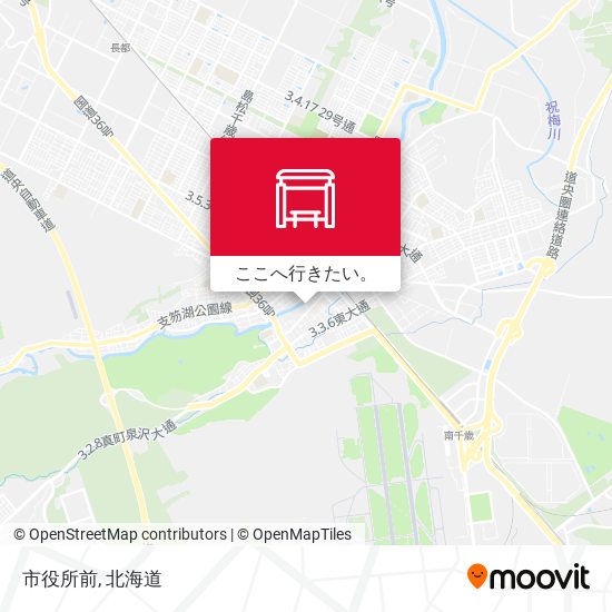 市役所前地図