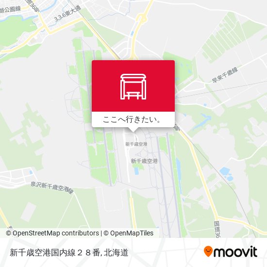 新千歳空港国内線２８番地図