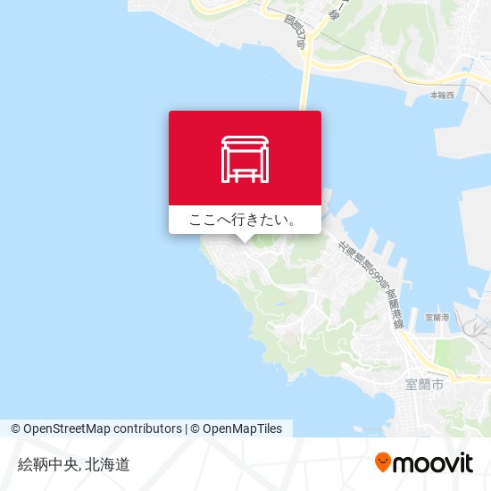 絵鞆中央地図