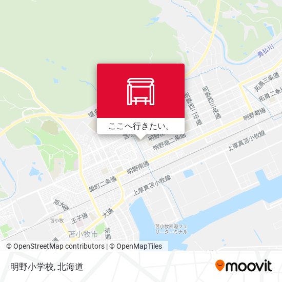 明野小学校地図