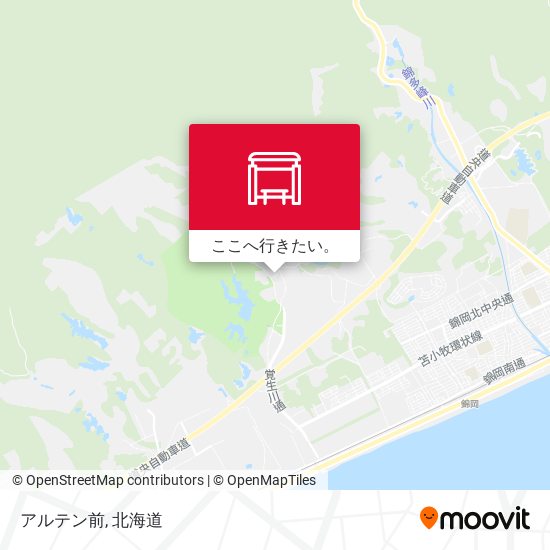 アルテン前地図