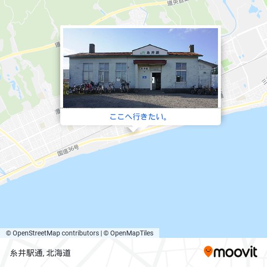 糸井駅通地図
