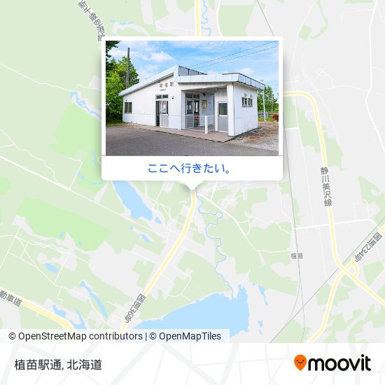 植苗駅通地図