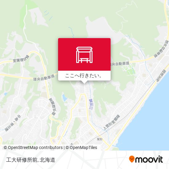 工大研修所前地図