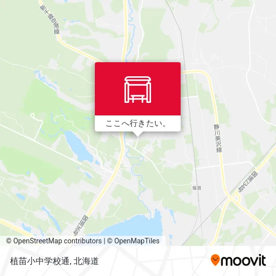 植苗小中学校通地図