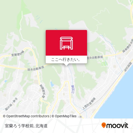 室蘭ろう学校前地図