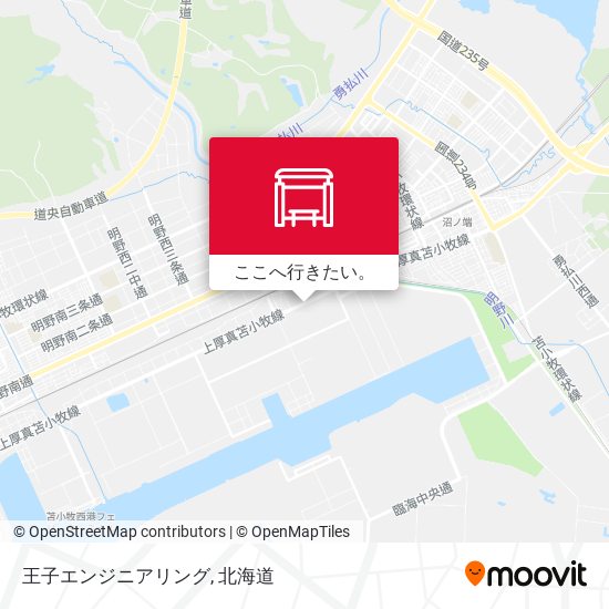 王子エンジニアリング地図