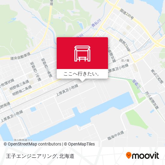 王子エンジニアリング地図