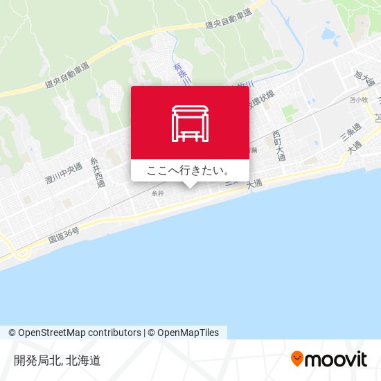開発局北地図