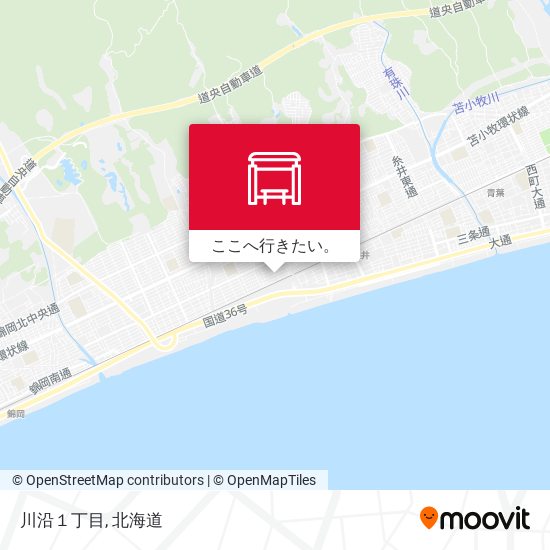 川沿１丁目地図