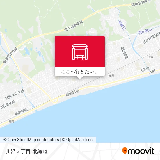 川沿２丁目地図