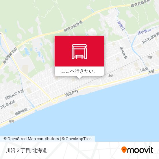 川沿２丁目地図