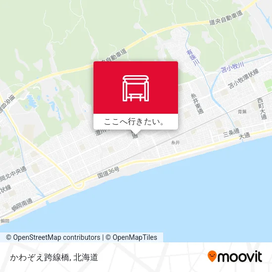 かわぞえ跨線橋地図