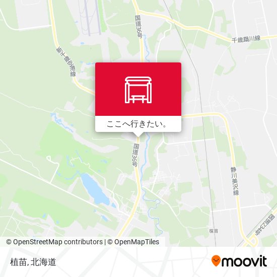 植苗地図