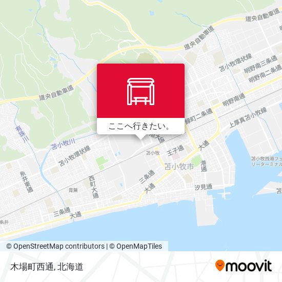 木場町西通地図