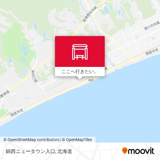錦西ニュータウン入口地図