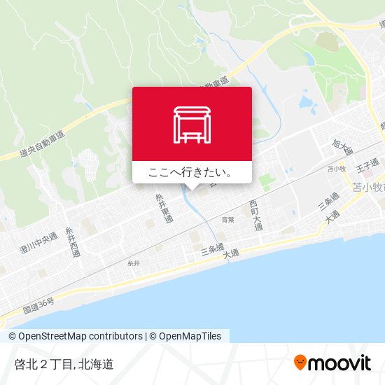 啓北２丁目地図