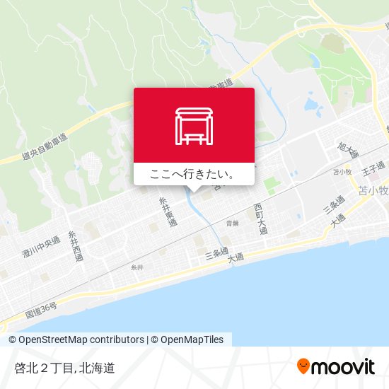 啓北２丁目地図