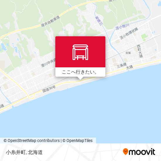 小糸井町地図