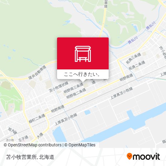 苫小牧営業所地図