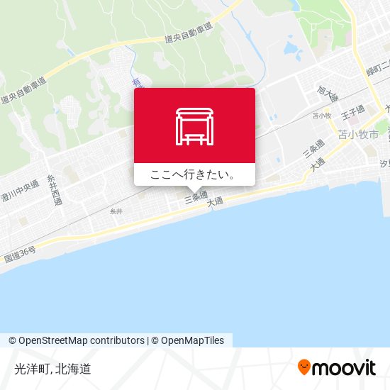 光洋町地図