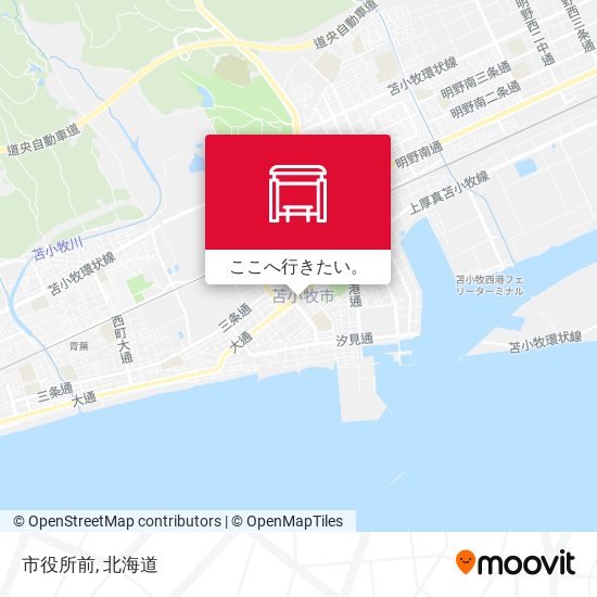 市役所前地図