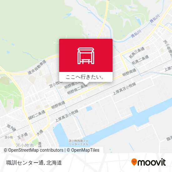 職訓センター通地図