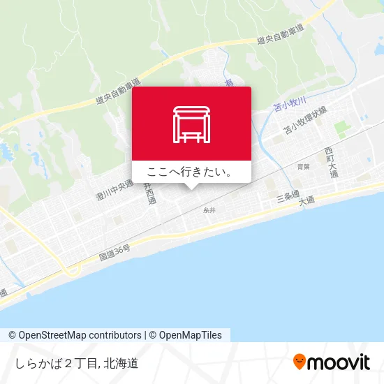 しらかば２丁目地図