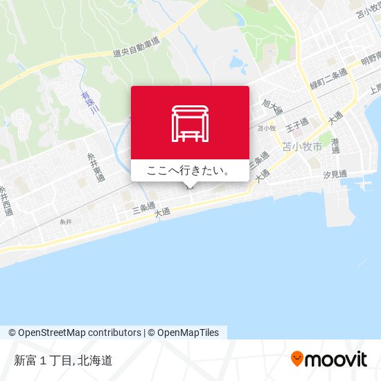 新富１丁目地図