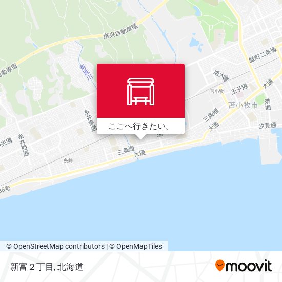 新富２丁目地図