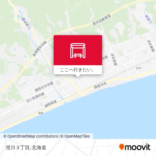澄川３丁目地図