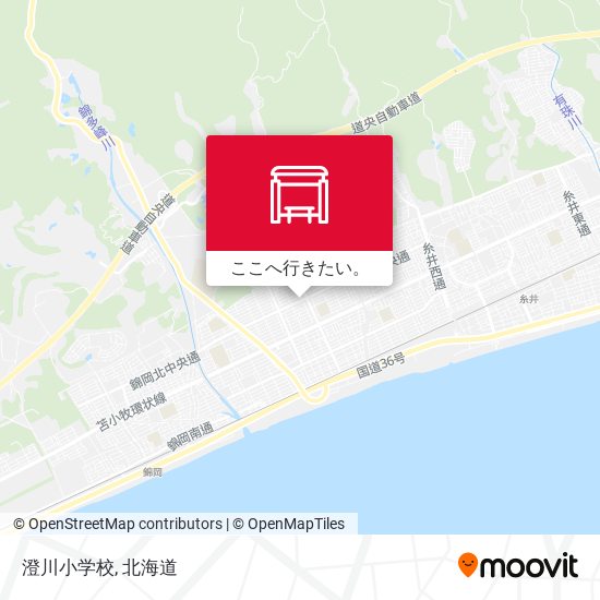 澄川小学校地図